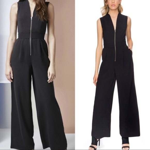 FINDERS Keepers Black Wild World Jumpsuit NWT - Picture 1 of 11